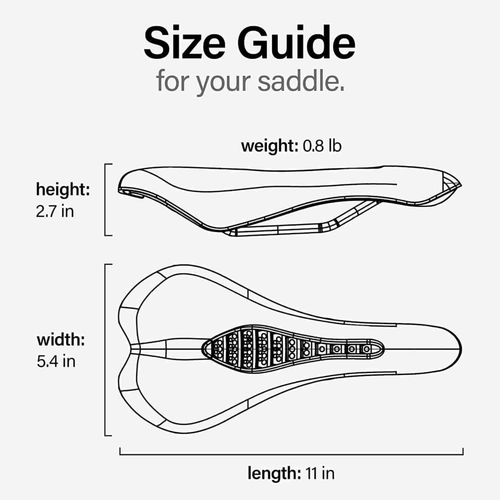 Wittkop bike saddle size guide